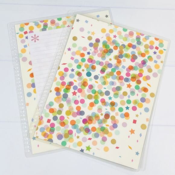 Erin Condren Metallic Confetti 7" x 9" Exclusive Limited Edition Planner Cover - Picture 1 of 5